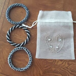 BRACELETSHand Crafted crochet, set of 3
